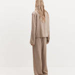 Harris Tapper Iris Shirt in Sand - styled look