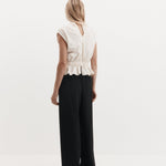Harris Tapper Irving Trouser in Black - styled look