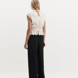 Harris Tapper Irving Trouser in Black - styled look