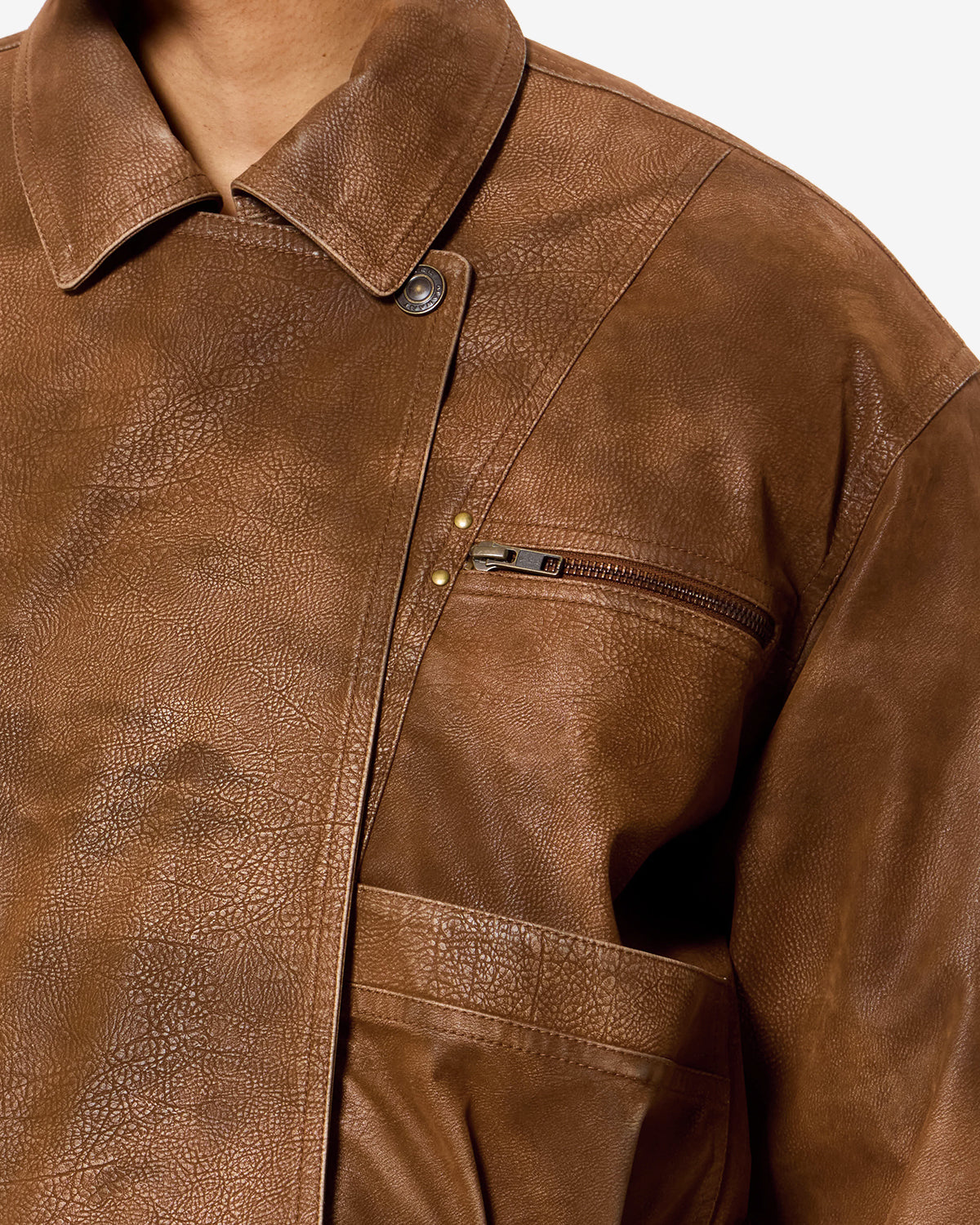 Isabel Marant Belma Jacket in Brown - side view