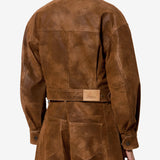 Isabel Marant Belma Jacket in Brown - styled look