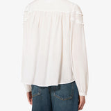 Isabel Marant Christa Top in White - styled look