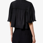 Isabel Marant Douna Top in Black - styled look