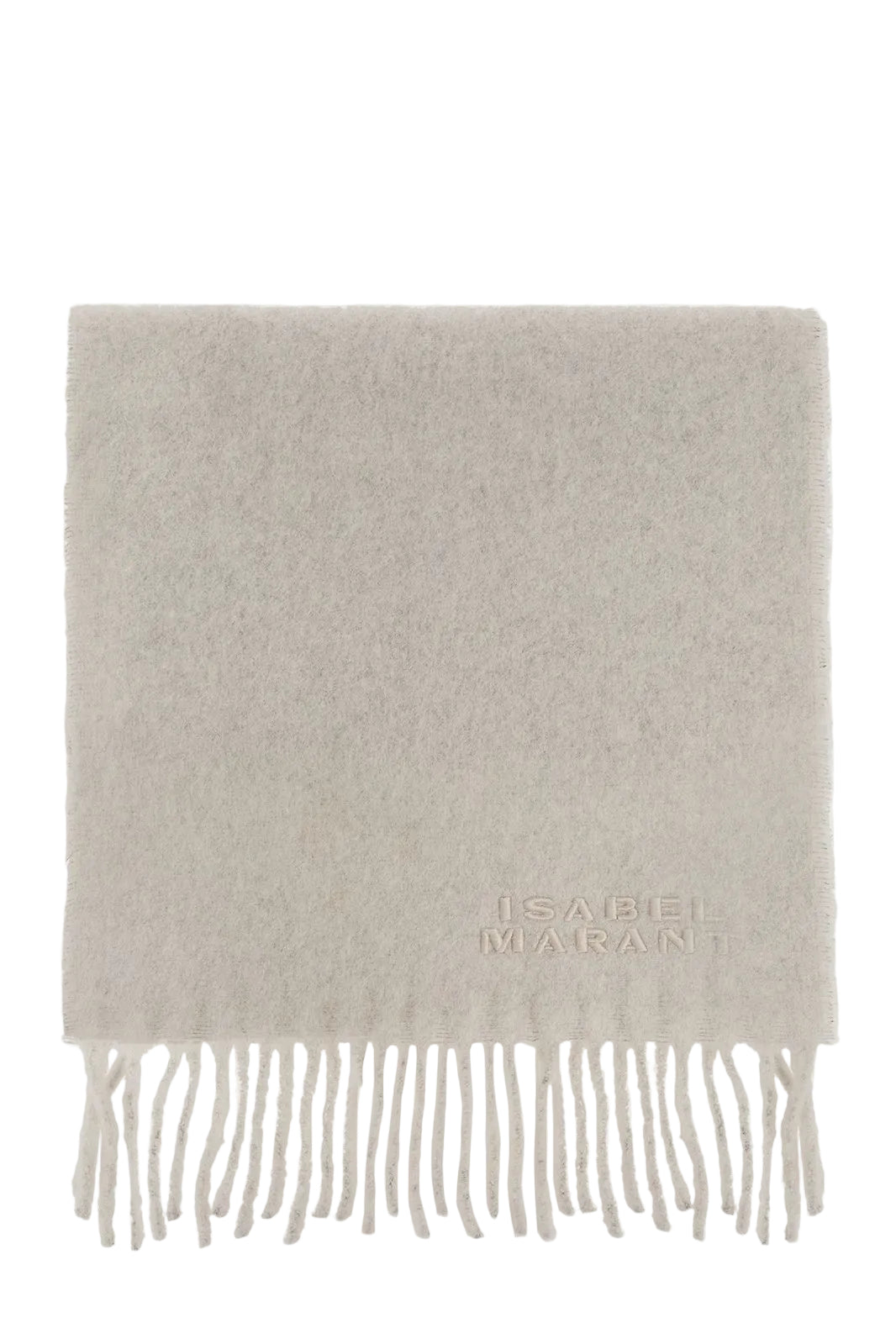 Isabel Marant Firny Scarf in Snow Grey
