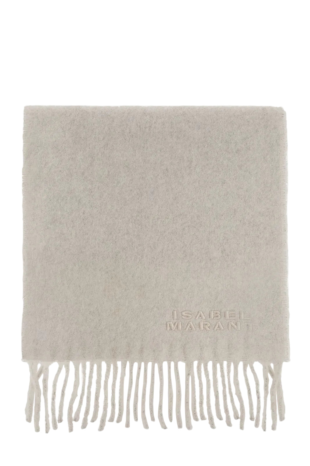 Isabel Marant Firny Scarf in Snow Grey