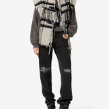 Isabel Marant Ginesa Jacket in Ecru And Black - side view