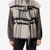 Isabel Marant Ginesa Jacket in Ecru And Black - styled look