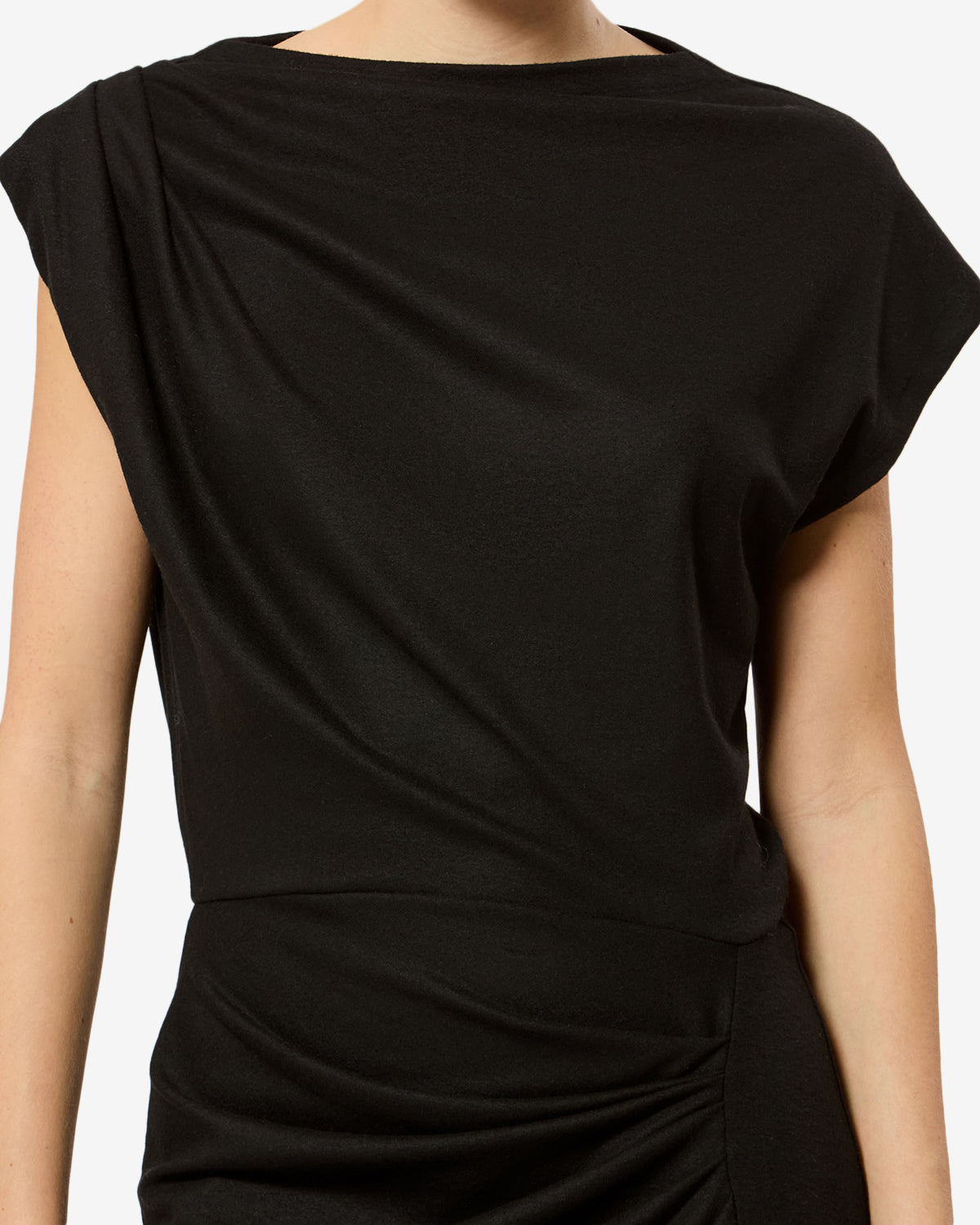 Isabel Marant Naerys Dress in Black - detail view