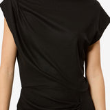 Isabel Marant Naerys Dress in Black - detail view