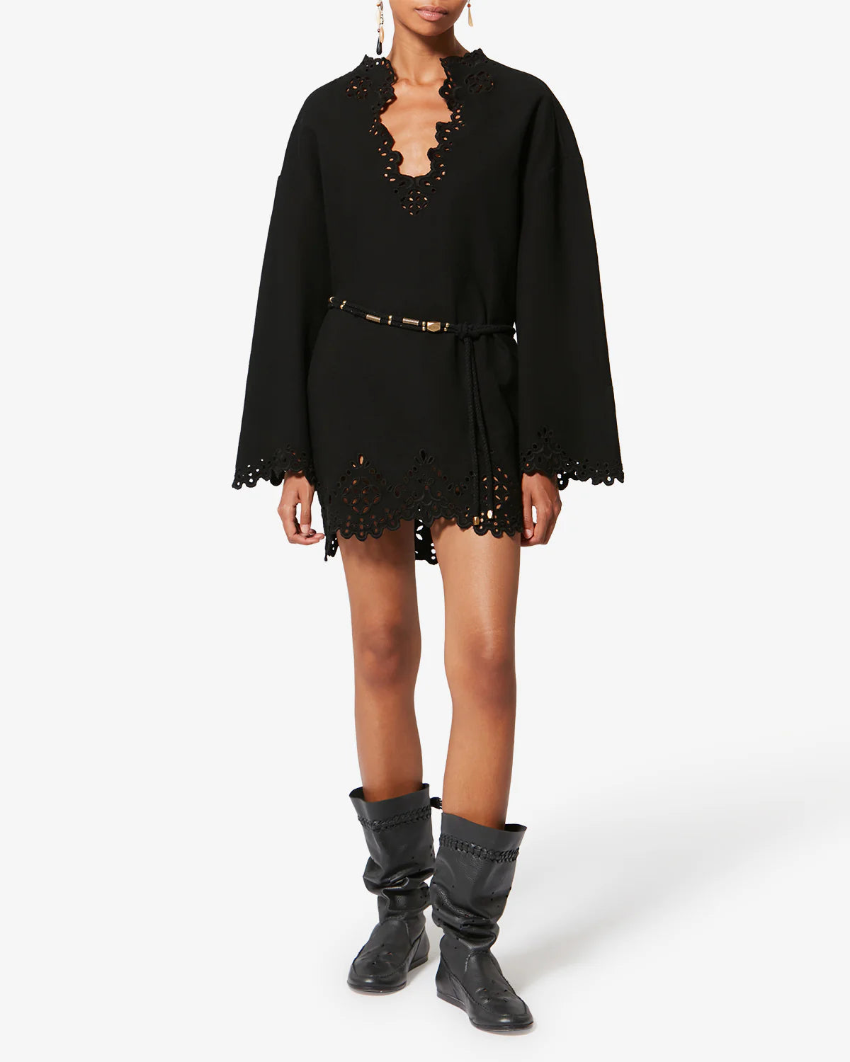 Isabel Marant Sherazade Dress in Faded Black