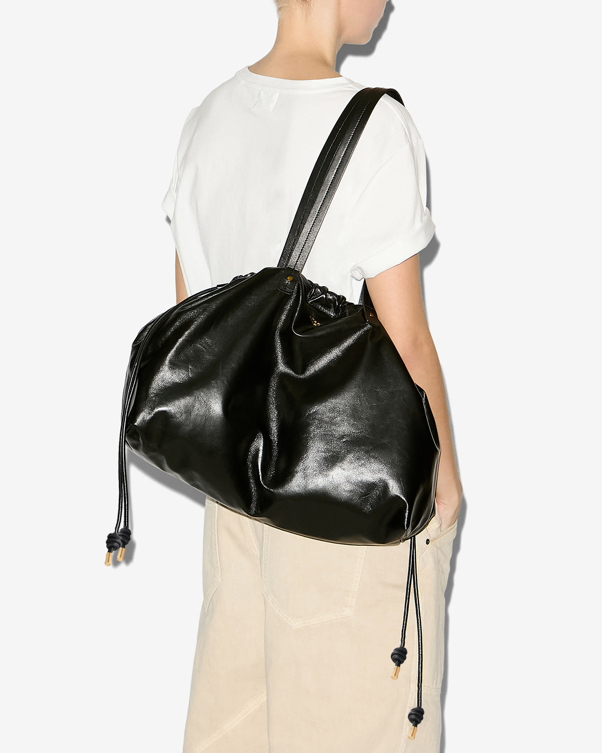 Isabel Marant Silven E/w Bag in Black - side view