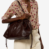 Isabel Marant Silven Bag in Burgundy