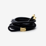 Isabel Marant Silvia Tie Belt in Black And Gold - detail view