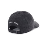 Anine Bing Jeremy Baseball Cap in Washed Smoke Grey