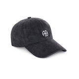 Anine Bing Jeremy Baseball Cap in Washed Smoke Grey