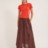 Jac and Jack Axel Skirt in Twix - side view