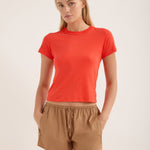 Jac and Jack Baby Tee in Rouse - styled look