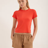 Jac and Jack Baby Tee in Rouse - styled look