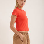 Jac and Jack Baby Tee in Rouse - outfit inspiration
