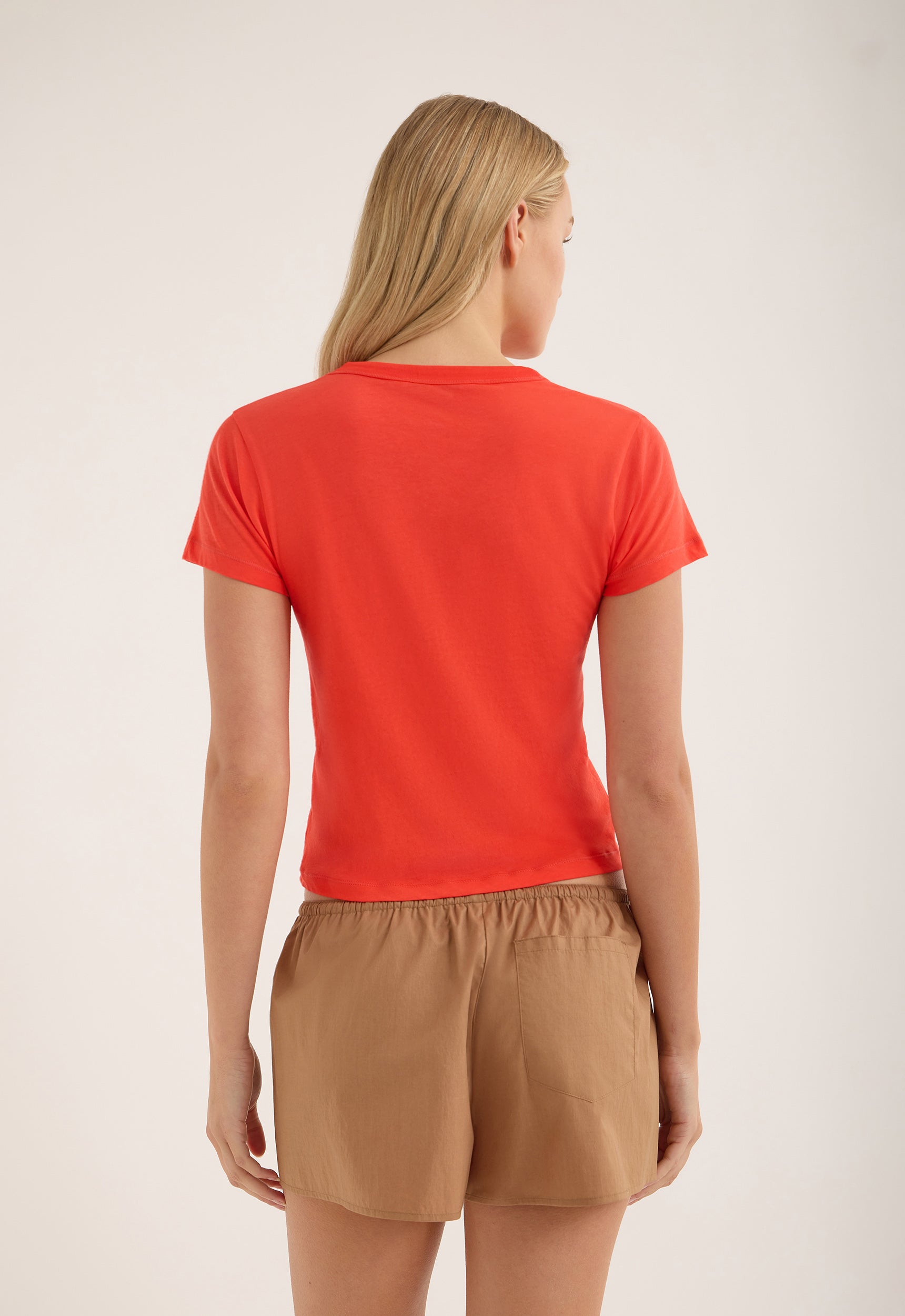Jac and Jack Baby Tee in Rouse - close up