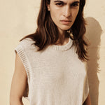 Jac and Jack Catcher Vest in Berg Marle - detail view