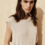 Jac and Jack Catcher Vest in Berg Marle - detail view