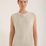 Jac and Jack Catcher Vest in Berg Marle - styled look