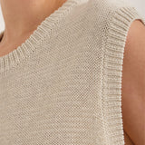 Jac and Jack Catcher Vest in Berg Marle - close up