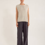 Jac and Jack Catcher Vest in Berg Marle - close up