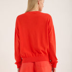 Jac and Jack Drive Cardigan in Rouse - close up