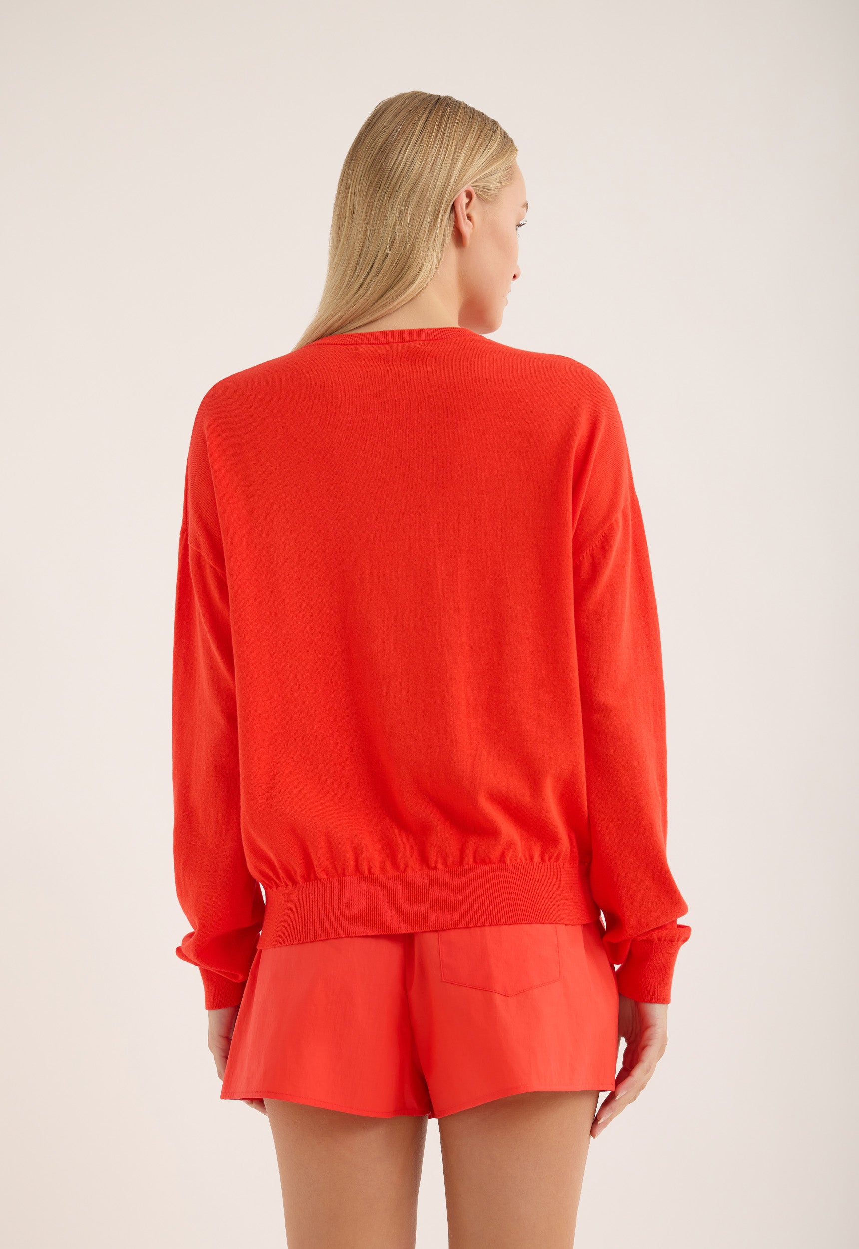 Jac and Jack Drive Cardigan in Rouse - close up
