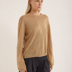 Jac and Jack Orlon Sweater in Cafe - styled look