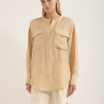 Jac and Jack Sarsen Shirt in Farrow - styled look