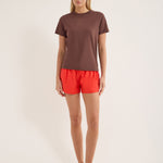 Jac and Jack Verte Tee in Twix - side view