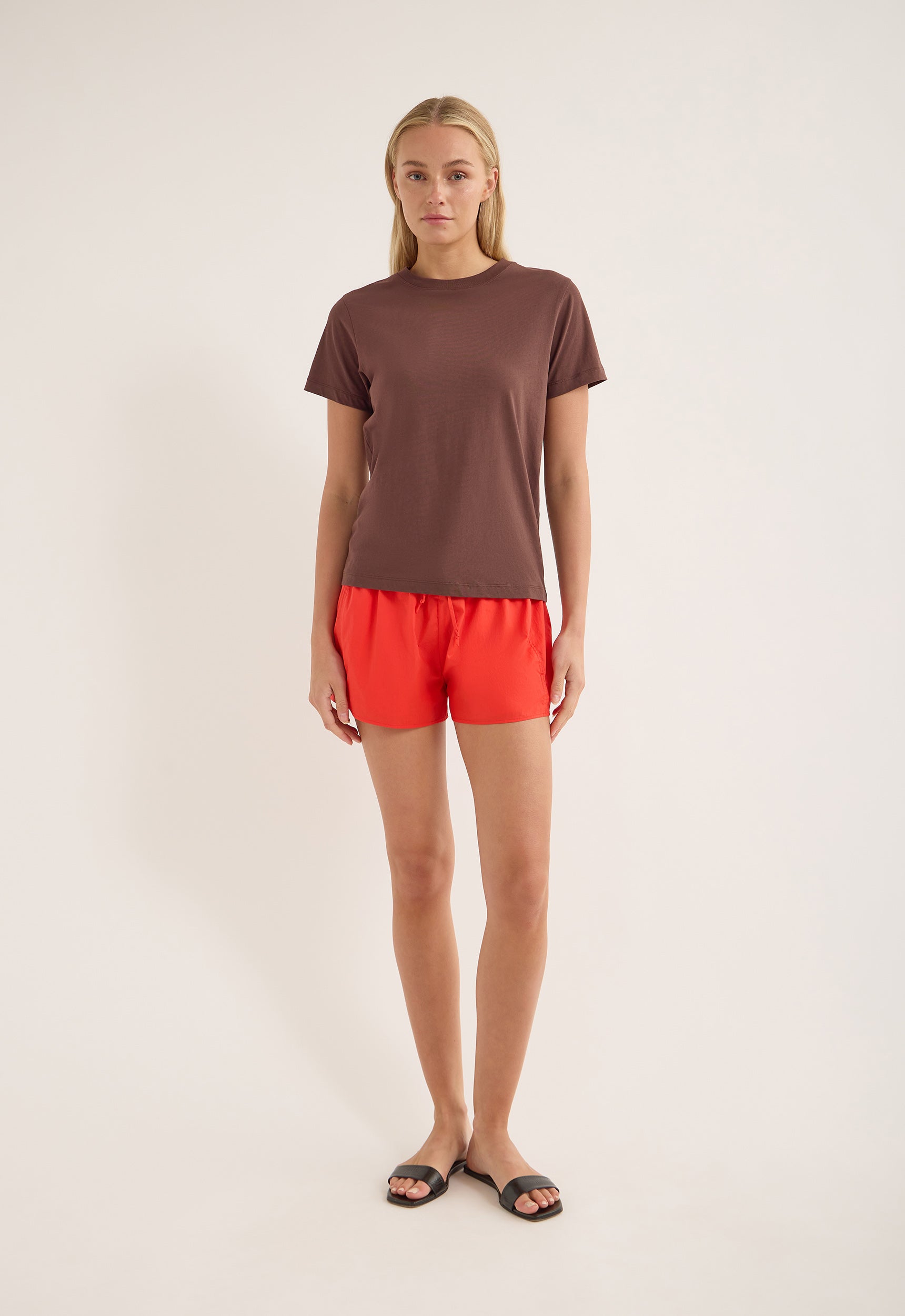 Jac and Jack Verte Tee in Twix - side view