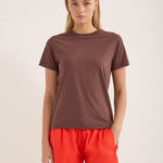 Jac and Jack Verte Tee in Twix - detail view