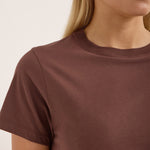 Jac and Jack Verte Tee in Twix - close up
