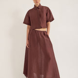 Jac and Jack Wicker Shirt in Twix - side view