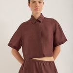 Jac and Jack Wicker Shirt in Twix - detail view