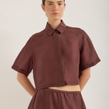 Jac and Jack Wicker Shirt in Twix - detail view