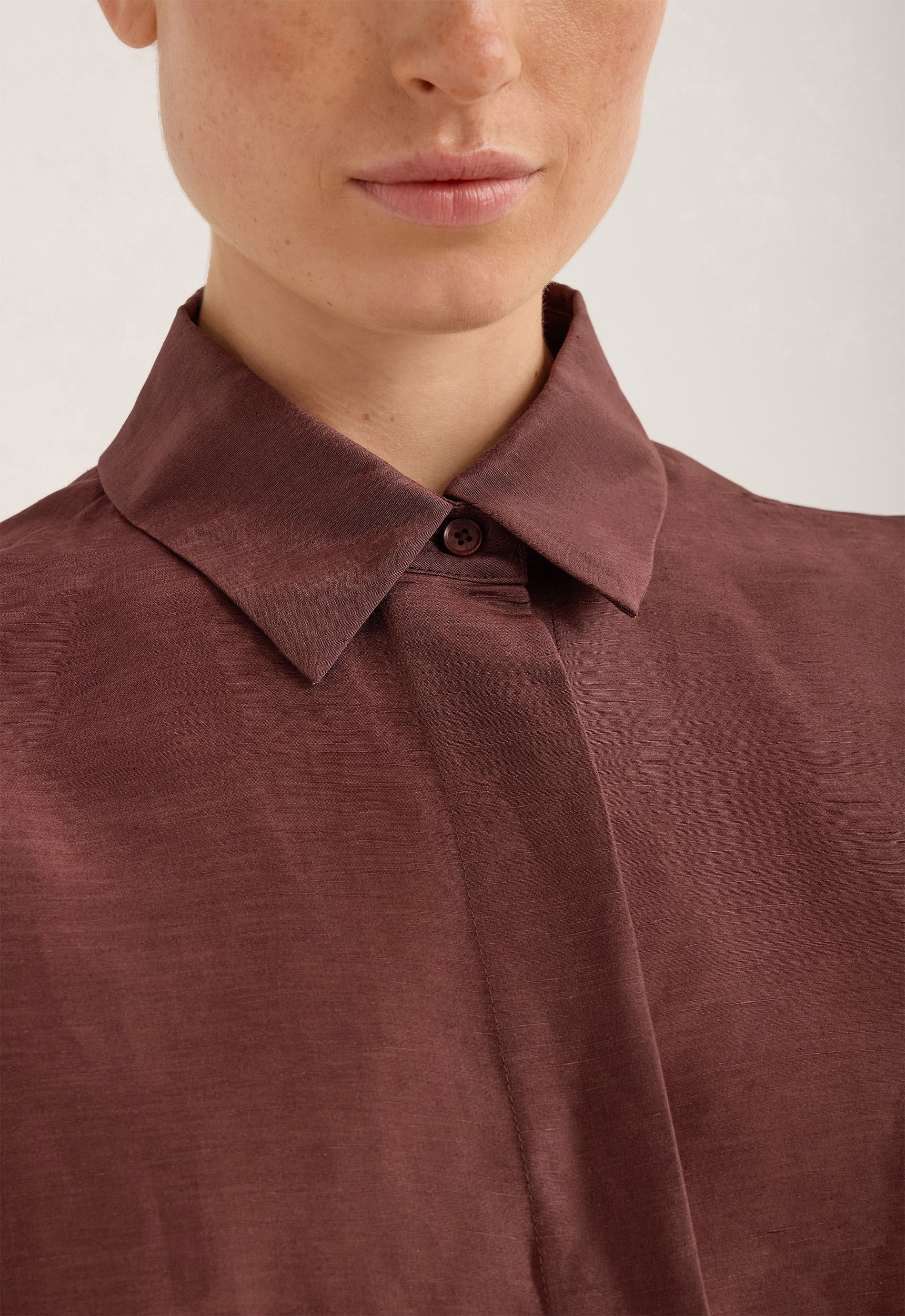 Jac and Jack Wicker Shirt in Twix - close up