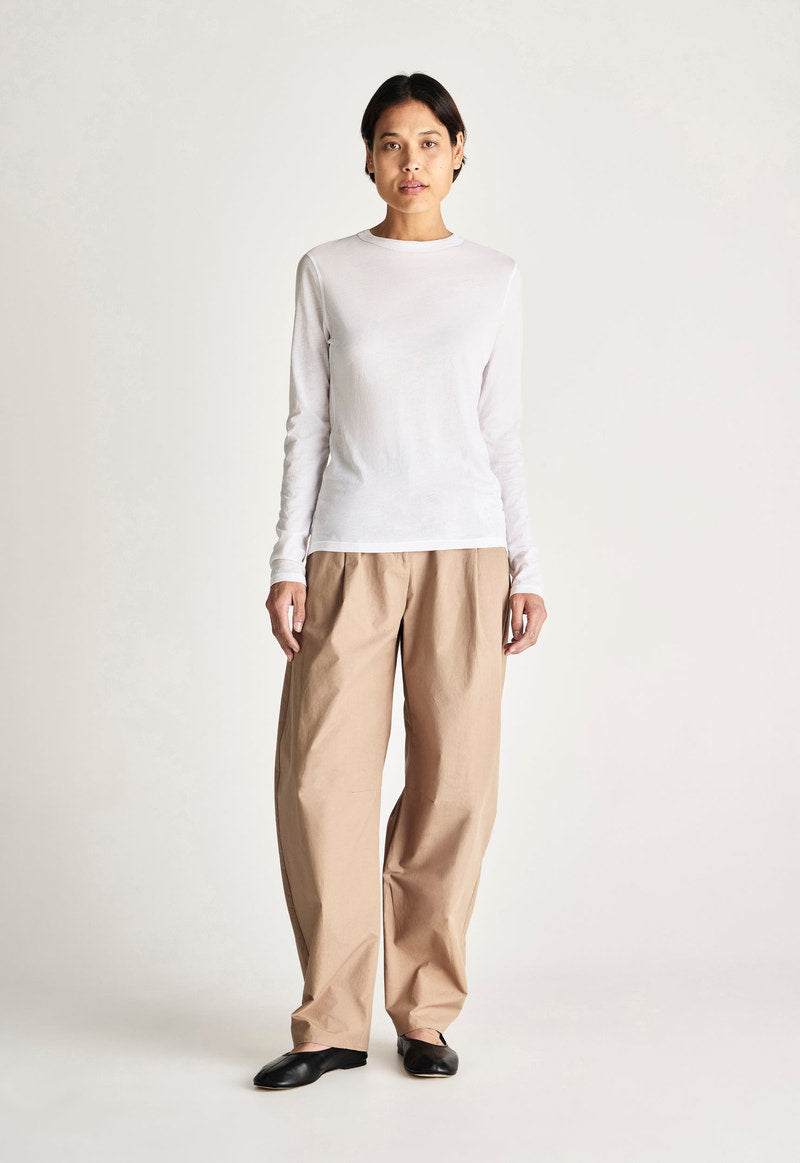 Jac and Jack Davies Long Sleeve Tee in White