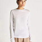 Jac and Jack Davies Long Sleeve Tee in White