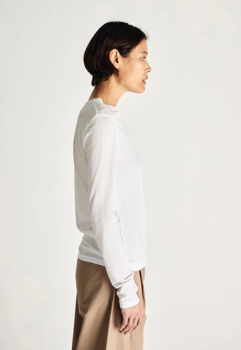 Jac and Jack Davies Long Sleeve Tee in White