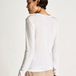 Jac and Jack Davies Long Sleeve Tee in White