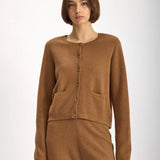 Jac and Jack Fable Cardigan in Central - detail view