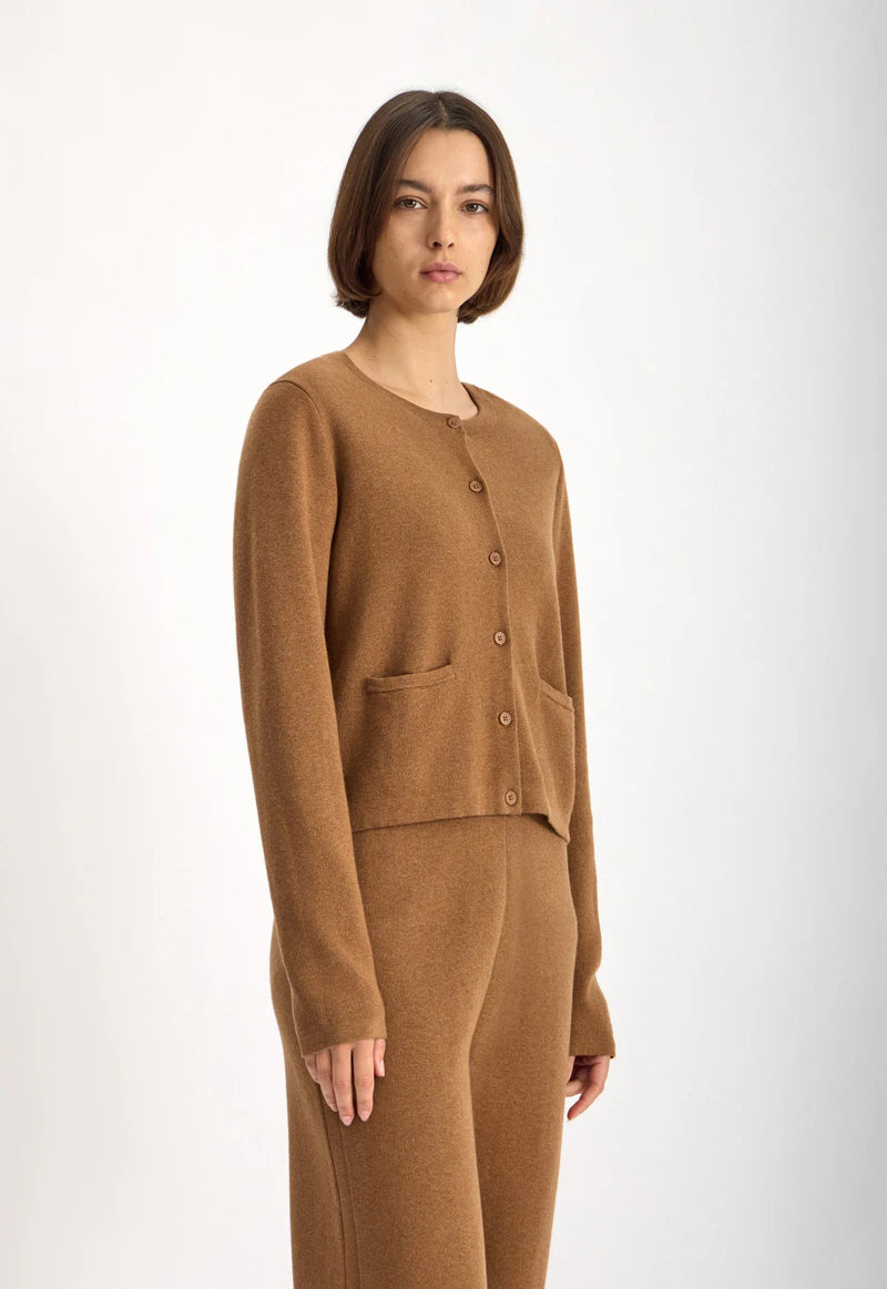 Jac and Jack Fable Cardigan in Central - styled look