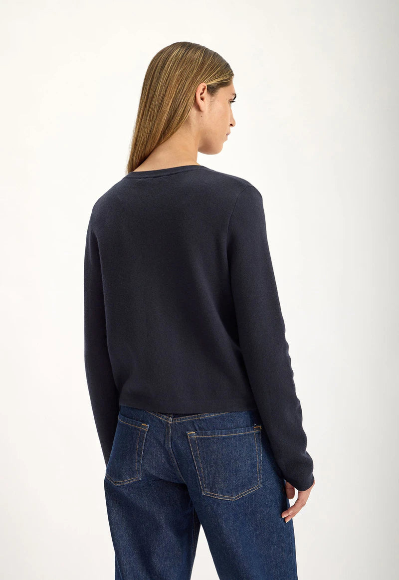 Jac and Jack Fable Cardigan in Navy - outfit inspiration