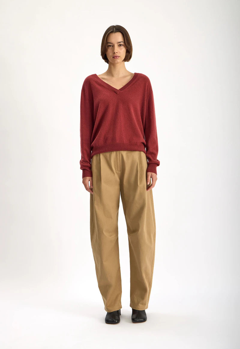 Jac and Jack Fenn Sweater in Red