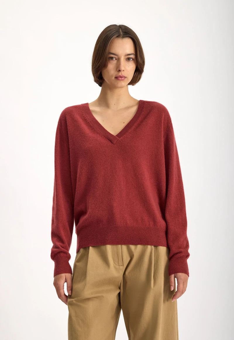 Jac and Jack Fenn Sweater in Red